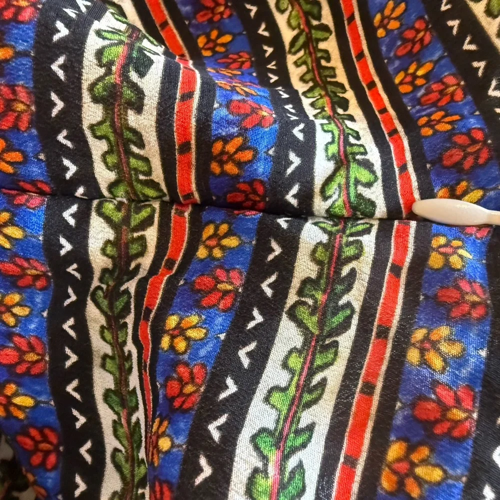 Vibrant Red and Orange Strapless Maxi Sundress for Resort Wear - Picture 8 of 8